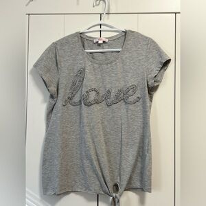 Grenier grey love tshirt size M